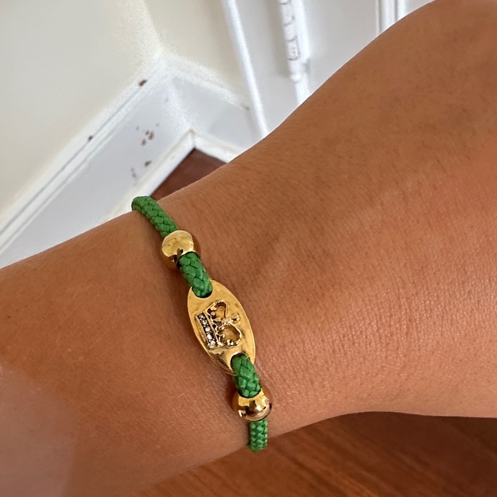Juicy Couture Green Rope Bracelet - Picture 1 of 2